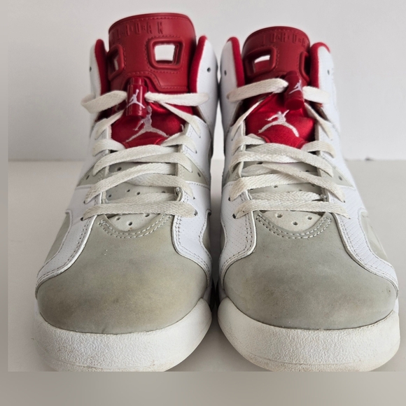 Air Jordan Retro 6 VI “Alternate‎ Hare” Gym Red (384665-113) 2016 US Size 7Y - Picture 2 of 10